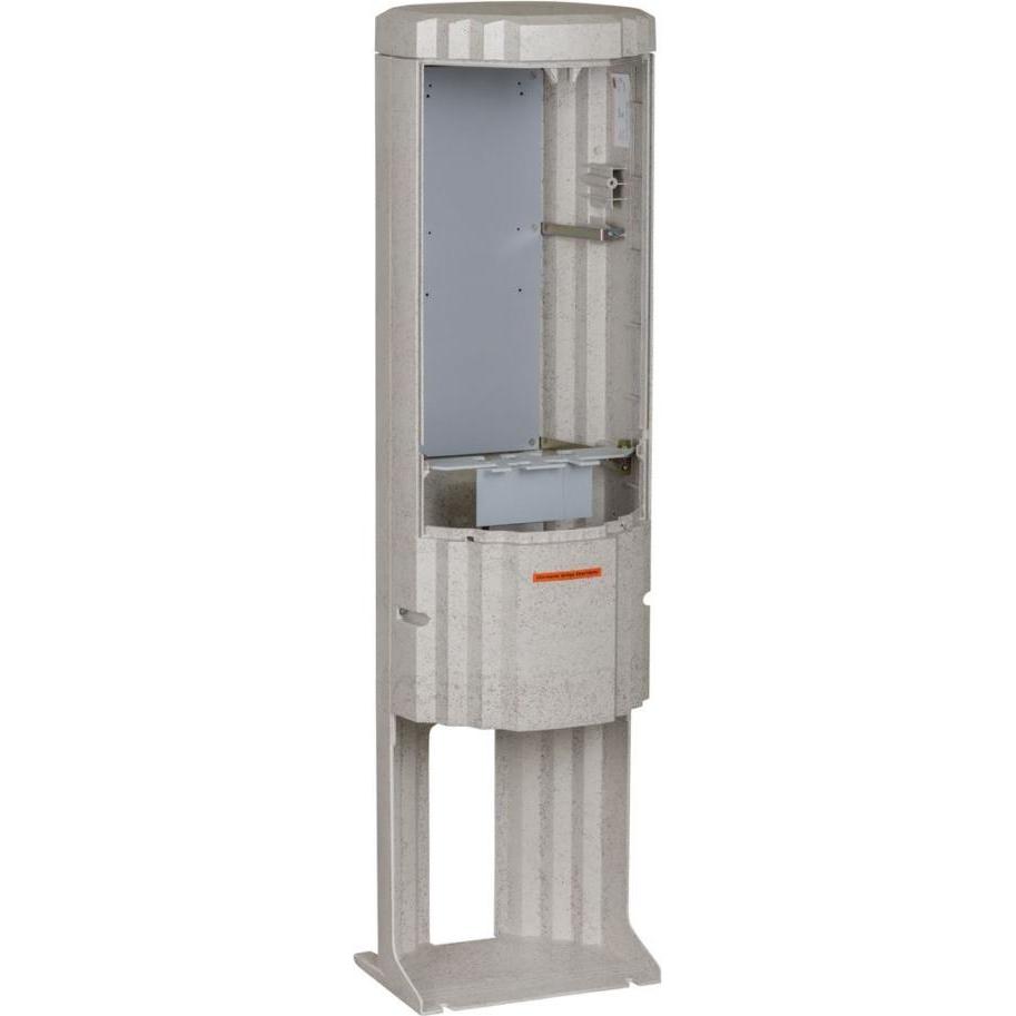 ABN SL135PA FreiluftsÃ¤ule Rondo,MPlatte FB1 BH3,H=1350mm,1-f, Elektronikzubehör + Gehäuse, Grau