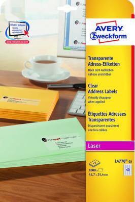 Produktbild Avery Adress-Etiketten