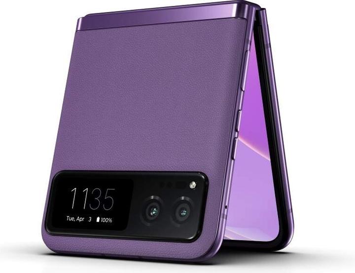 Actual product image Motorola Razr 40 (256 GB, Summer Lilac, 6.90", SIM + eSIM, 5G)