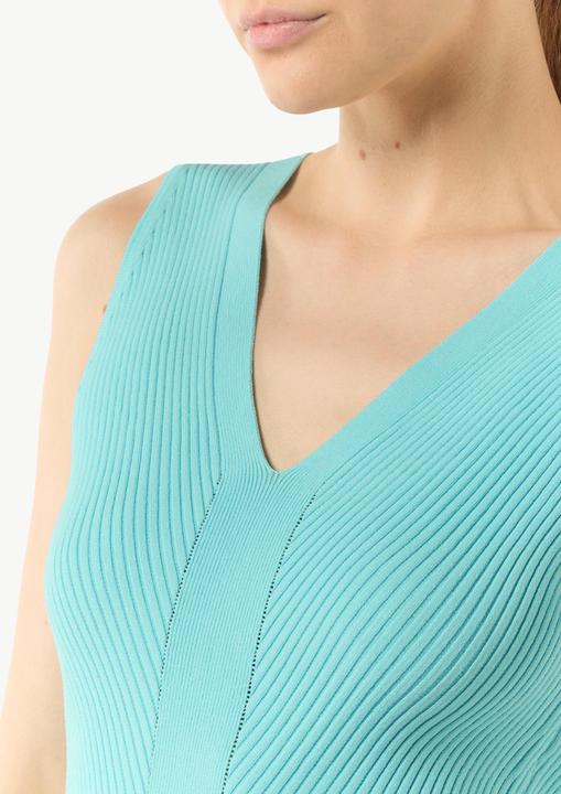 Produktbild Comma Strickpullunder Feinstricktop mit Rippstruktur im Skinny Fit (38)