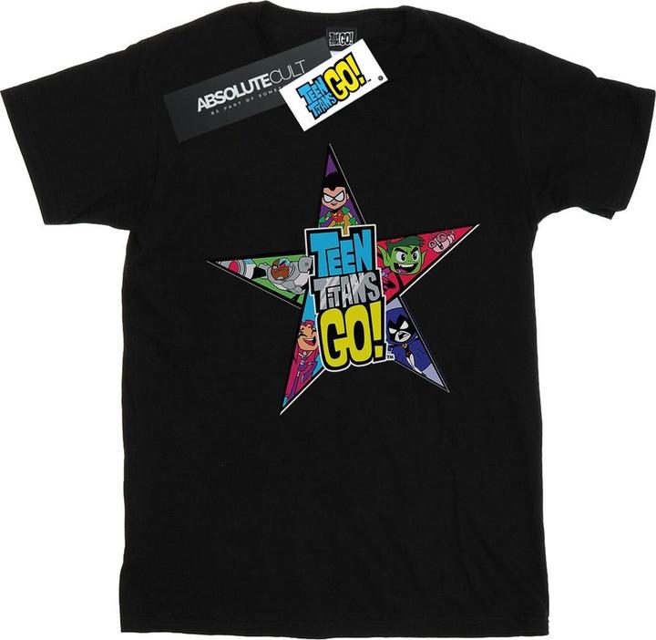 Immagine prodotto Teen Titans Go Star Logo Maglietta Ragazzi (152, 158)