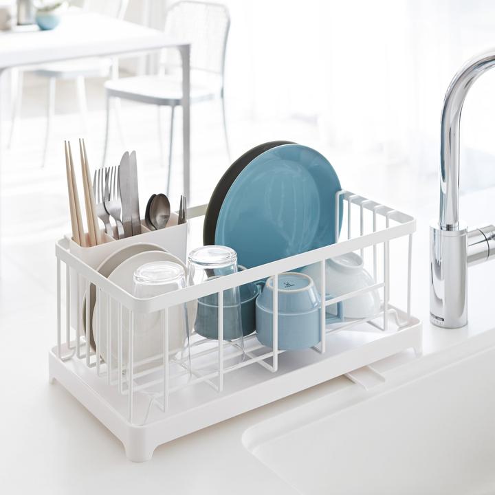Actual product image Yamazaki TOWER draining rack