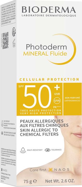 Immagine prodotto Bioderma Fluido minerale Photoderm SPF50+ (Crema solare viso, SPF 50, 105 ml, 150 g)