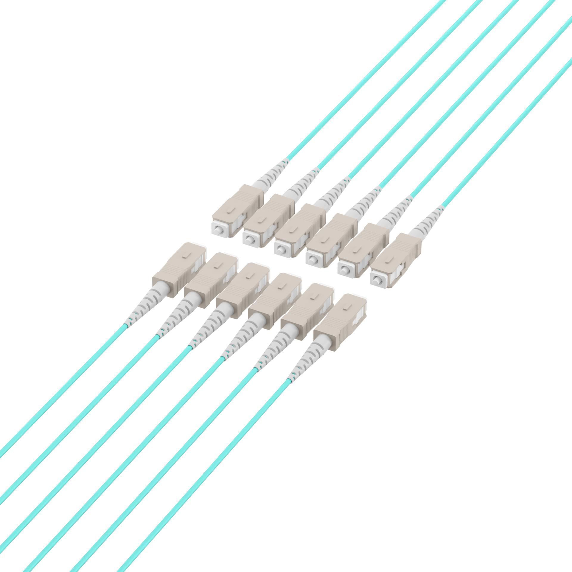 EFB Elektronik Trunkkabel U-DQ ZN BH OM3 12G 1x12 SC-SC 190m Dca LSZH (190 m), Netzwerkkabel