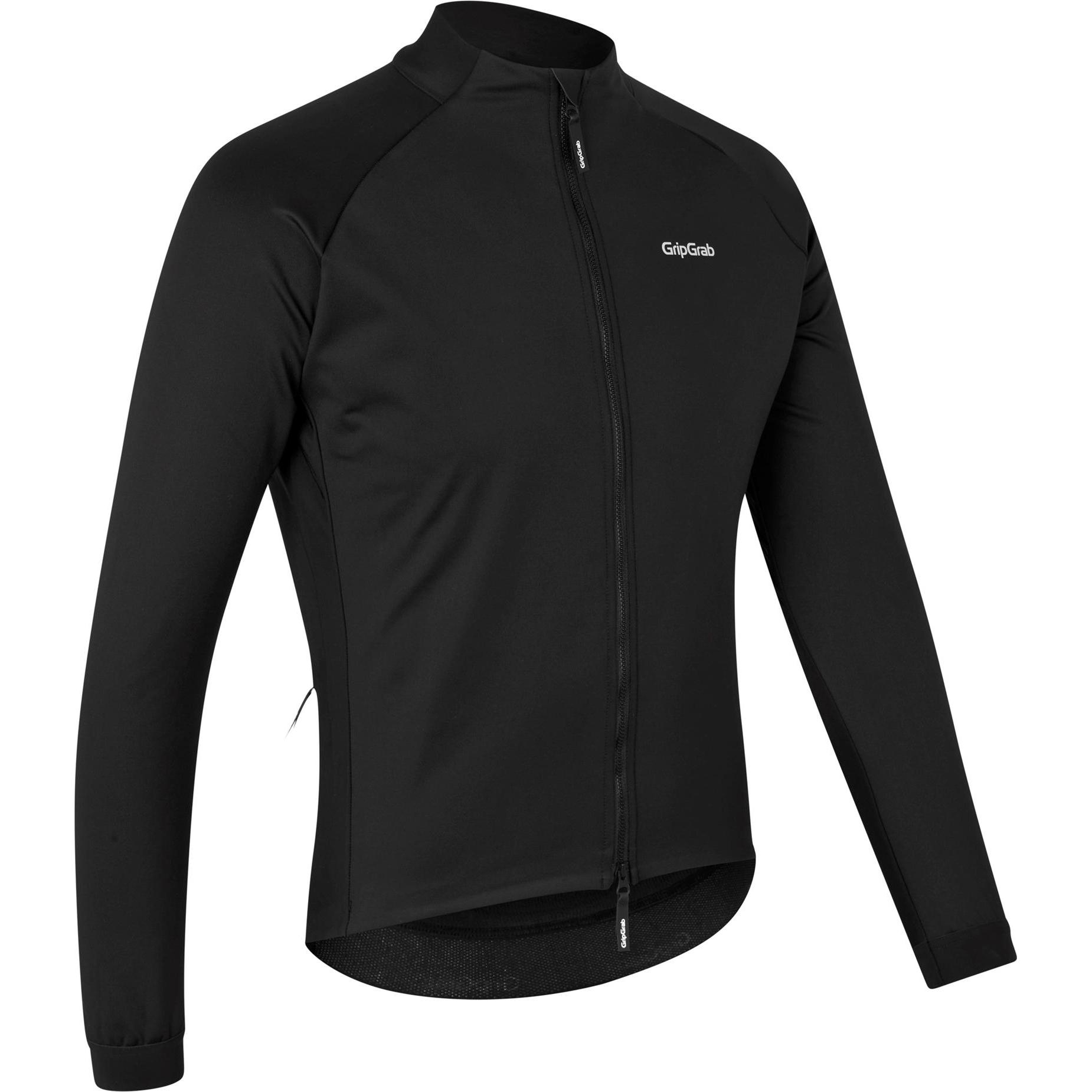 GripGrab, Herren, Velojacke, ThermaShell Windproof Winter Jacke (S), Schwarz, S