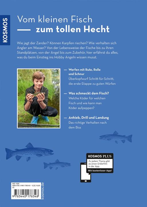 Actual product image Kosmos Das Angelbuch für Kids (German, Thomas Gretler, 2023)