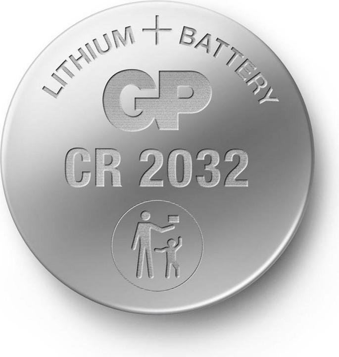 Produktbild GP Batteries CR2032 GP Lithium Knopfzelle 3V 5 Stück (5 Stk., CR2032, 220 mAh)