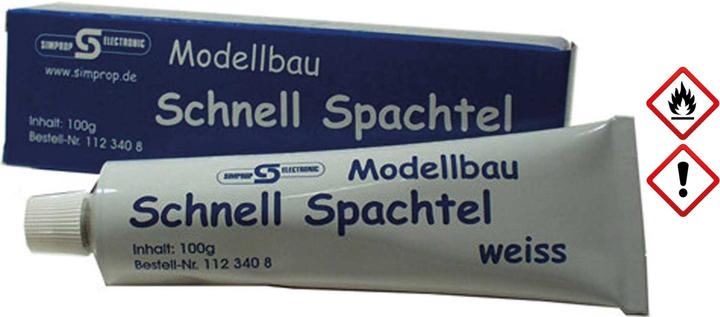 Simprop Schnellspachtel Weiss