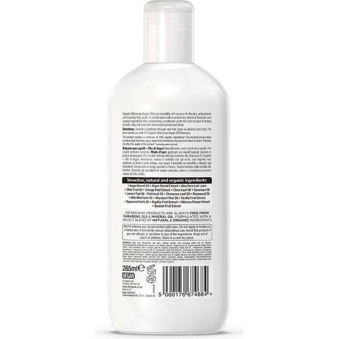 Thumbnail - Dr. Organic, Conditioner, Moroccan Argan Oil Conditioner 265ml (265 ml)