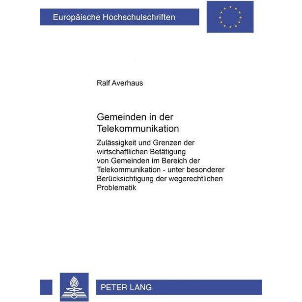 Gemeinden in der Telekommunikation, Fachbücher von Ralf Averhaus
