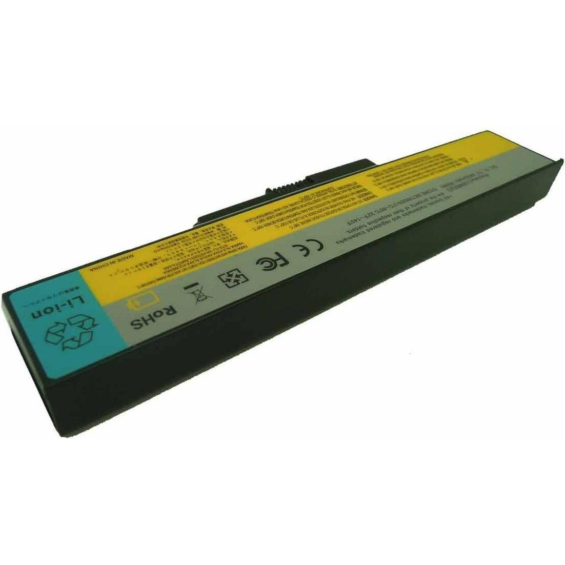 CoreParts Laptop Battery for Lenovo (6 Zellen, 4400 mAh), Notebook Akku, Schwarz