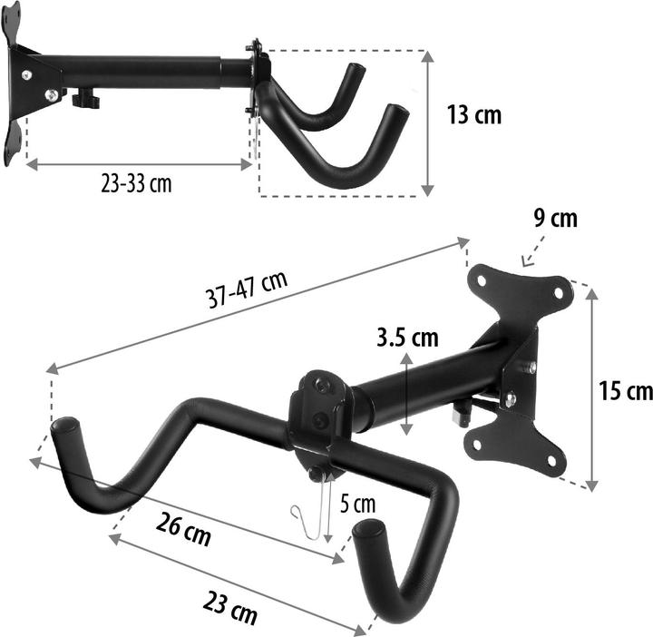 Produktbild Maclean Fahrrad-Wandhalterung MC-484