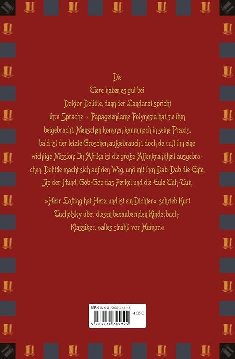Produktbild Doktor Dolittle und seine Tiere (Deutsch, Hugh Lofting, 2018)