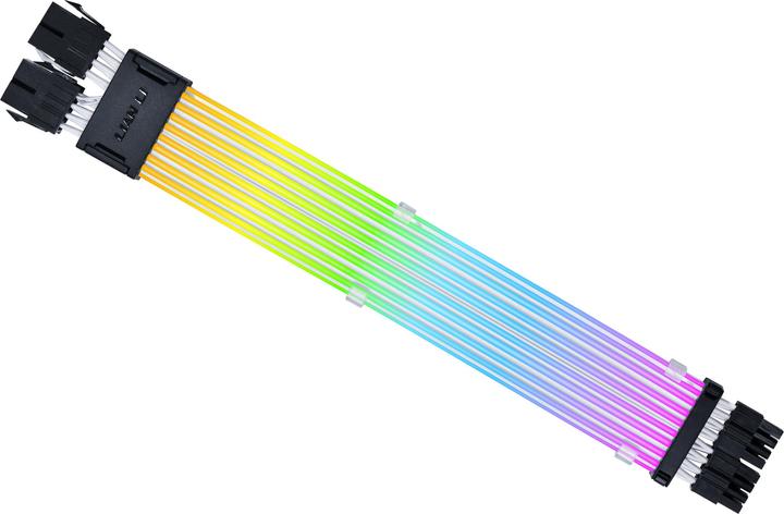 Actual product image Lian-Li Strimer Wireless 2x 8-Pin CPU-Kabel (RGB)