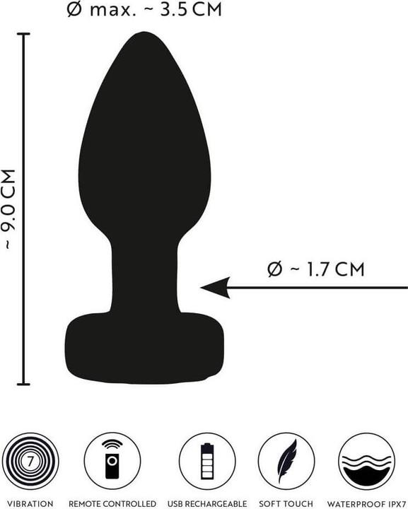 lubricante anal peru LED Butt Plug with Three Flashing Modes