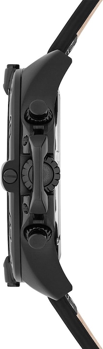 Image du produit Spears & Walker Montre à quartz pour homme Varus II en cuir véritable noir - 23250 (Chronographe, 50 mm)