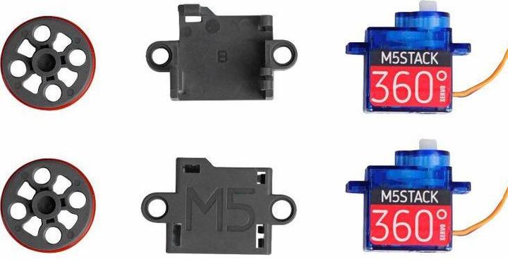 Actual product image M5Stack 9g Servo Kit 360° 2 pieces