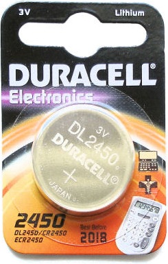 Actual product image Duracell Electronics 2450 (1 pcs., CR2450, 485 mAh)