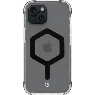 Tactical MagForce Hexagon-Schutzhülle für Apple iPhone 15 T-Schwarz (Apple iPhone 15), Cover smartphone, Nero