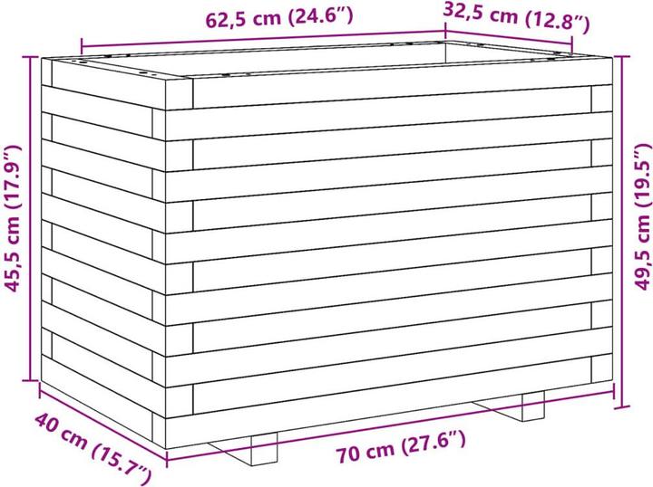Produktbild vidaXL Pflanzgefäss