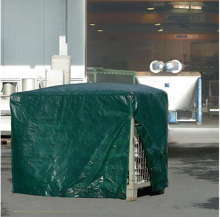 Actual product image Bio Green Mesh box cover 125x85x98cm without zip - green (0.85 x 1.25 m)
