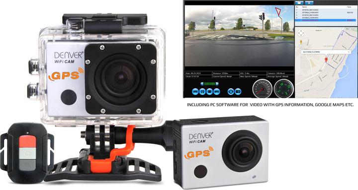 Immagine prodotto DENVER ACG-8050W - Telecamera d'azione - 1080p / 60 BpS (WiFi)