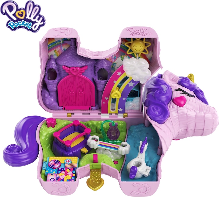 Polly Pocket UNICORN PARTY Playset