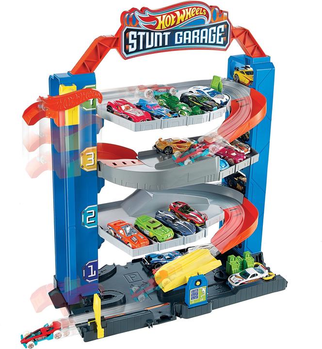 Actual product image Hot Wheels Stunt Garage, play set