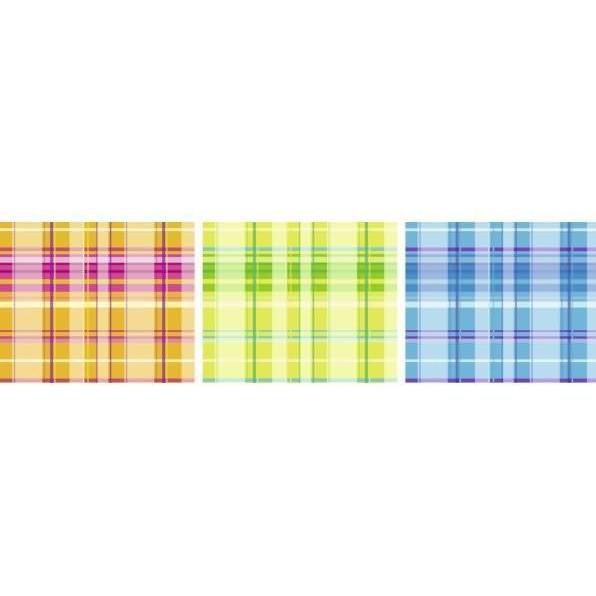 Ursus, Bastelpapier, Fotokarton Vichy 300g/qm 49,5x68cm VE=10 Bogen 3 Motive sortiert (300 g/m², 1 x)