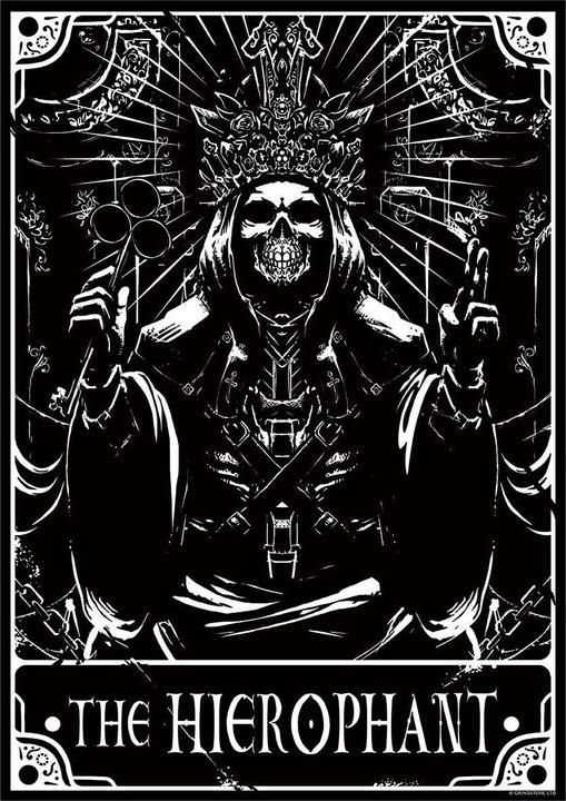Produktbild Deadly Tarot Poster The Hierophant