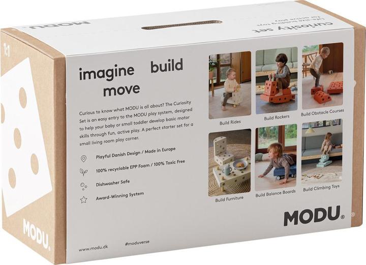 Produktbild Modu Curiosity-Set - Einstiegs-Set, Balancierbrett, Schaukelpferd, Motorik Spielzeug