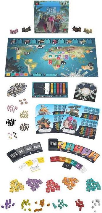 Produktbild Mighty Boards MIBD0002 - Excavation Earth, Brettspiel, 1-4 Spieler, ab 14 Jahren (DE-Ausgabe) (Deutsch, 1 - 4 Spieler)