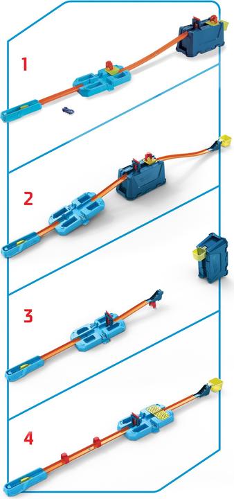 Actual product image Hot Wheels Track Builder Unlimited Stunt Crash Box