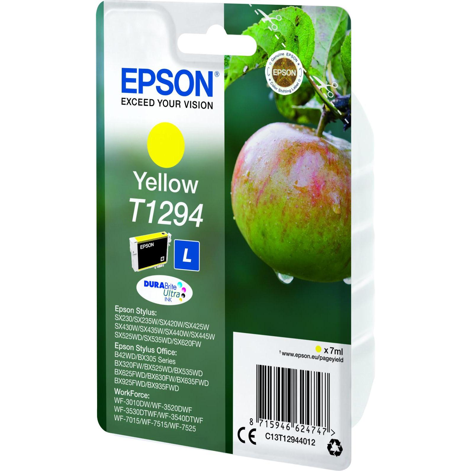 Thumbnail - Epson, Druckerpatrone, Ink Cartr Durabrite Yellow (Y)