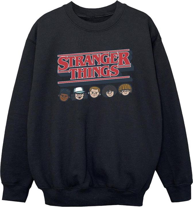 Image du produit Netflix - Sweat STRANGER THINGS CARICATURE LOGO - Garçon (128)