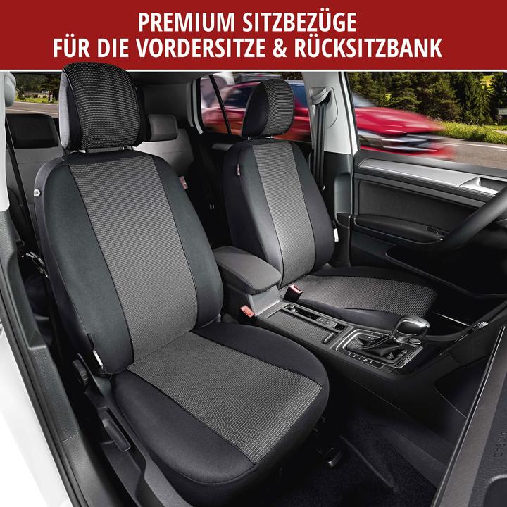 Produktbild Walser Autositzbezüge Pineto grau Komplett Set