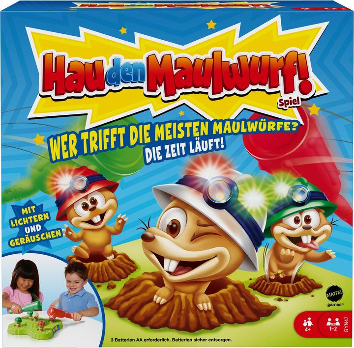 Produktbild Mattel Games Hau den Maulwurf. (Deutsch)