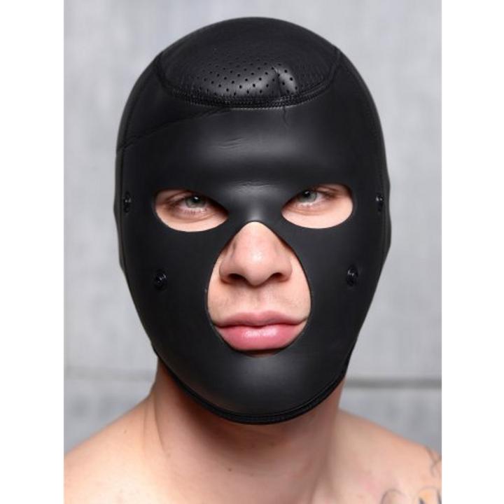 Actual product image Master Series ScorpionHood mit abnehmbarer Augenbinde und Mundteil