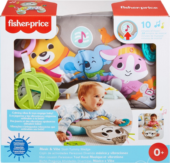 Actual product image Fisher-Price Music & Vibe Sloth Belly Wedge (German)