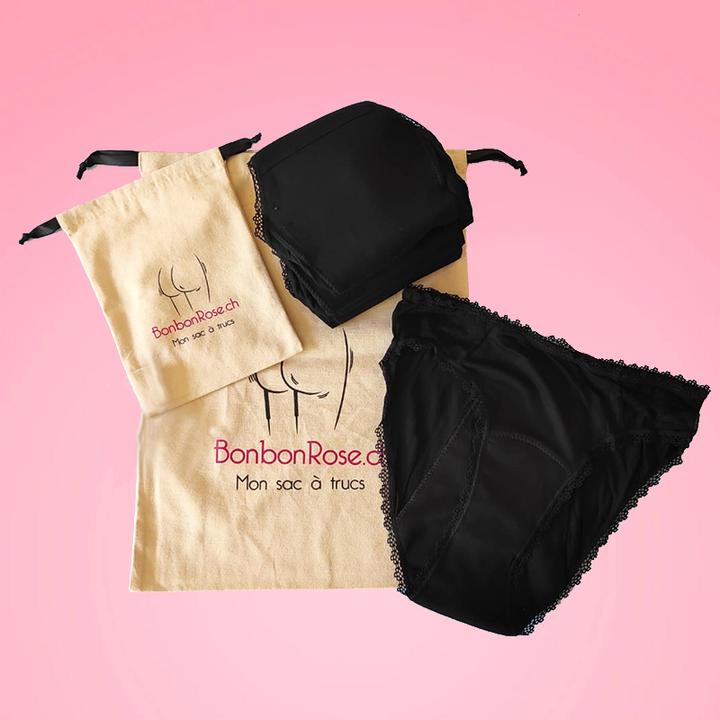Immagine prodotto Bonbon Rose Confezione da 5 mutandine mestruali (4XL)