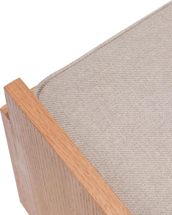 Image du produit Hübsch Banc Forma Sable/Naturel (42 cm)