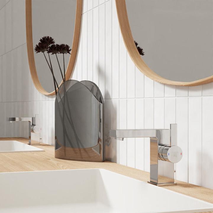 Produktbild Steinberg Serie 120 Waschtischarmatur, mit Ablaufgarnitur, Ausladung 100mm, 1201000