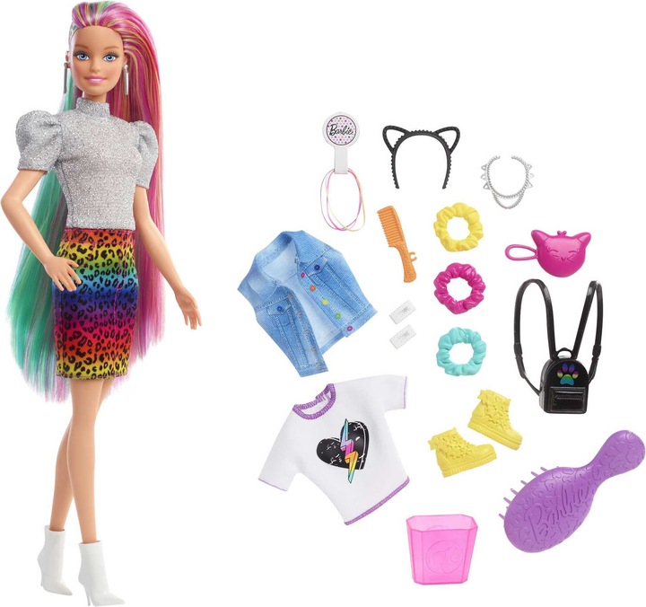 Immagine prodotto Barbie Bambola dai capelli arcobaleno