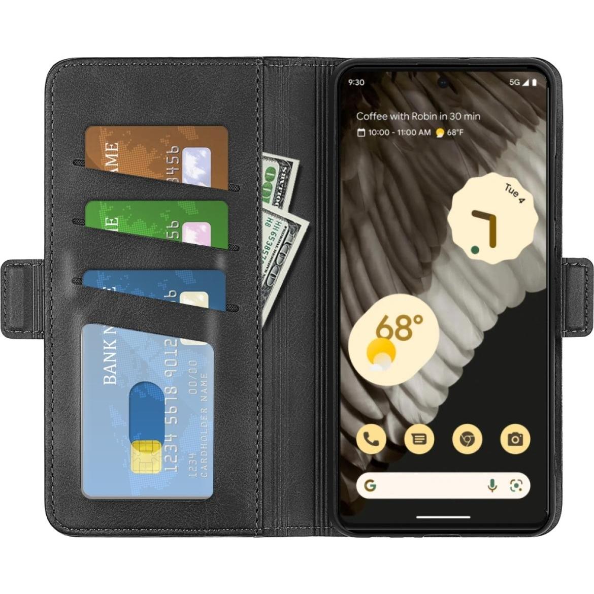Screenguard CardLounge (Google Pixel 7), Smartphone Hülle, Schwarz