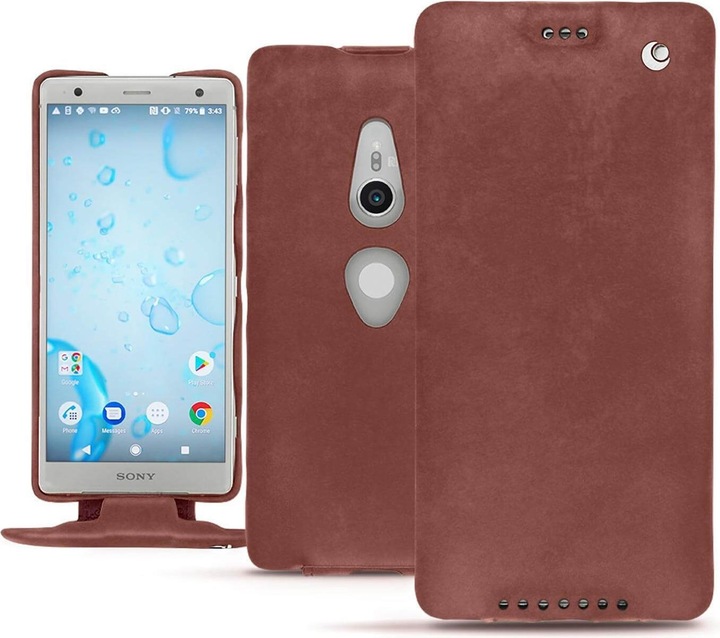Actual product image Noreve Leather cover vertical (Sony Xperia XZ2)