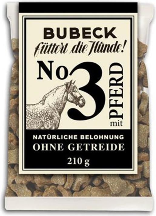Produktbild Bubeck Getreidefrei-Snack Nr3 mit Pferd 210 g (Senior, Adult, Junior, 1 Stk., 210 g)