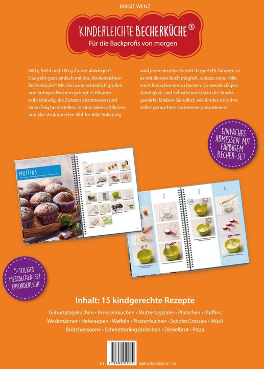 Produktbild Kinderleichte Becherküche - Für die Backprofis von morgen (Band 1)