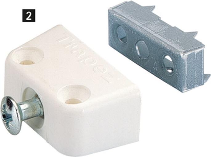 Actual product image Hettich Trapezoid connection fitting TZ 4 (Corner connectors, 1 pcs.)
