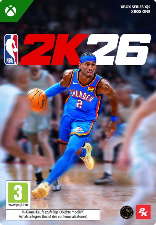 Actual product image Microsoft Xbox NBA 2K26: Standard Edition Download Code
