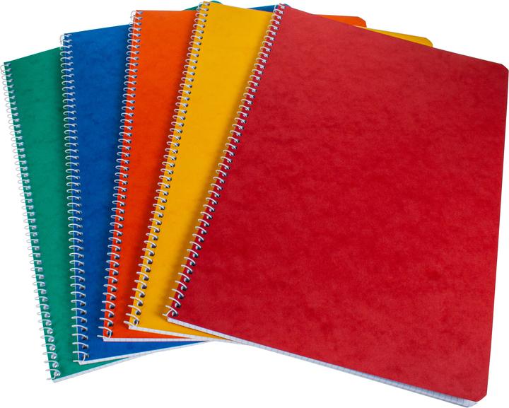 Produktbild BüroLine Spiralhefte - Format A4 - 21 x 29,7 cm (A4, Kariert)